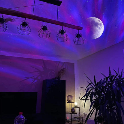 Aurora Borealis Star Projector, Northern Lights Night Light with Adjustable Colors, Brightness and Motion Settings