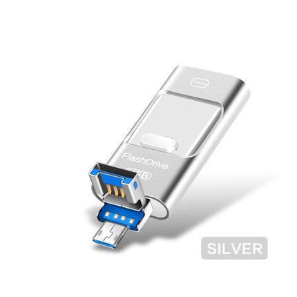 USB Flash Drive 3-in-1 for Phone, Tablet and Computer, USB 3.0 Memory Stick in 8GB to 256GB, 4 Colour Options