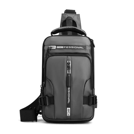 Crossbody Sling Backpack with Sized Compartments for Tablet, Phone, Camera and Charger, Slim 5 Color Chest Bag for Commuting and Travel