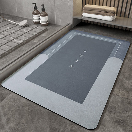Non-Slip Bathroom Rug with Soft Microfiber | Quick-Dry Comfort for Safety and Style