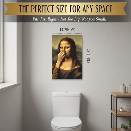 Canvas Prints for Bathroom, Funny Bathroom Wall Art – image 4
