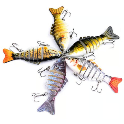 Fishing Lures, Jointed Swimbait with Built In Bell – image 15