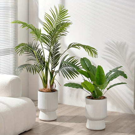 Self-Watering Flower Pot with Water Level Indicator | Elegant Wine Glass Design for Effortless Plant Care