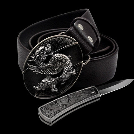 Self-Defense Belt with Hidden Knife Compartment | Discreet Protection Gear