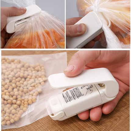 Mini Heat Sealer with Rechargeable Battery | Portable Kitchen Tool for Quick Sealing