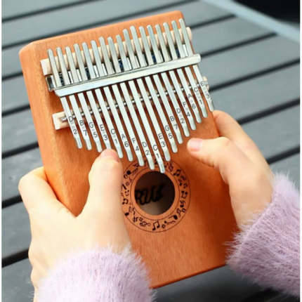 Kalimba Thumb Piano, Natural Wood Finger Piano for Beginners and Kids, 11 Styles Including Acacia, Bamboo and Walnut