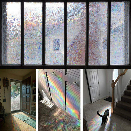Rainbow Window Film with UV Protection | Decorative Privacy for Homes