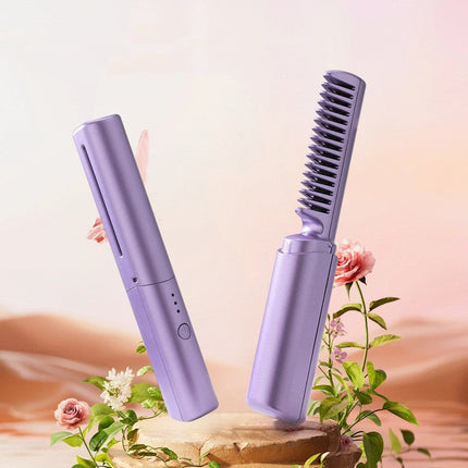 Cordless Hair Straightener with Fast Heating & Travel-Friendly Design | Lightweight and Compact for Effortless Styling