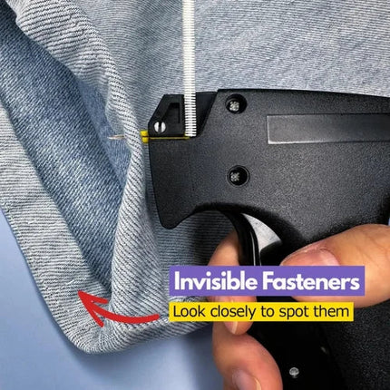 Stitch Gun for Clothing, Clothing Tag Gun with Micro Fasteners for Hem and Collar Fixes