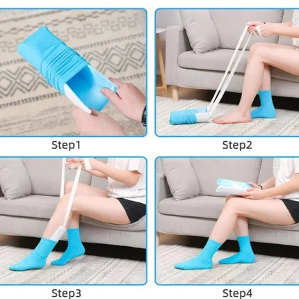Sock Slider Tool with Ergonomic Handle | Easy On & Off Solution for Comfort
