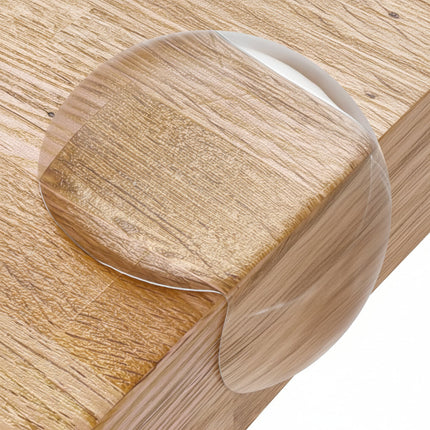 Clear Corner Protectors for Baby Safety with Strong Adhesive | Durable PVC Guards for Furniture Edges