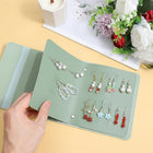 Jewelry Organizer for Earrings, Travel Jewelry Case with Earring Holder for 42 Pairs, Mothers Day Gift for Mom_00