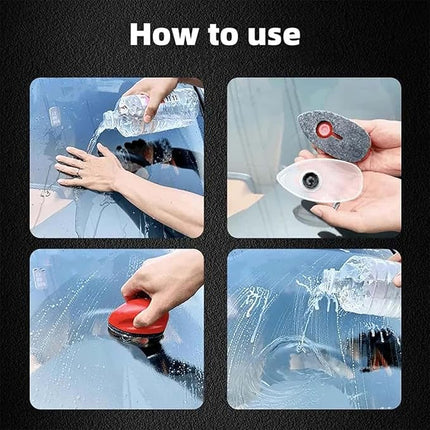 Car Windshield Oil Film Cleaner with Hydrophobic Coating, Clears Fog, Streaks and Water Spots for Night Drives