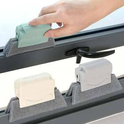 Window Groove Cleaning Brush Set with Ergonomic Handle | Efficient Tool for Hard-to-Reach Spaces