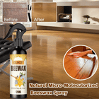 Beeswax Furniture Polish Spray for Wood, Wood Cleaner and Polish for Cabinets, Furniture Cleaner in 4.1 fl oz Bottle