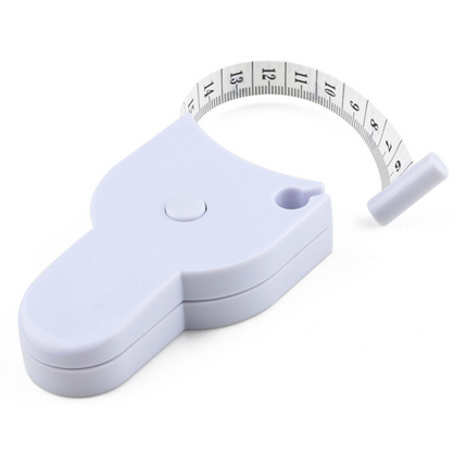 Body Measuring Tape, Retractable Tape Measure with Push Button Auto Retraction for Waist, Fitness and Tailoring Use