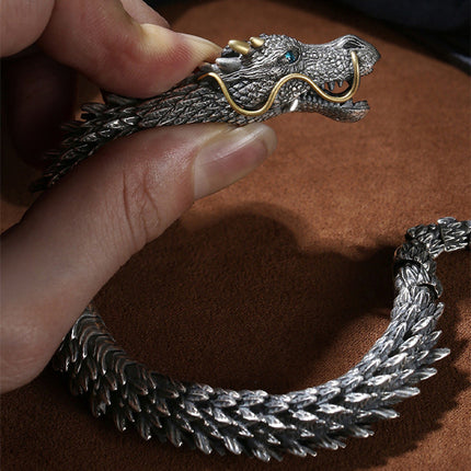 Dragon Charm Bracelet - Bold Fantasy Gift in 18, 20 & 22 cm