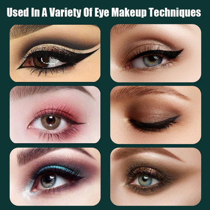 Waterproof Eyeliner, Cream Eyeliner Set with Curved Applicator for Wing Eyeliner – image 5