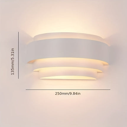 Modern Wall Sconce with Up & Down Illumination | Sleek Metal Design for Ambient Lighting