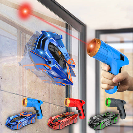 Wall Climbing RC Car with LED Light-Following Remote, 360 Degree Spinning Stunt Toy for Indoor and Outdoor Play