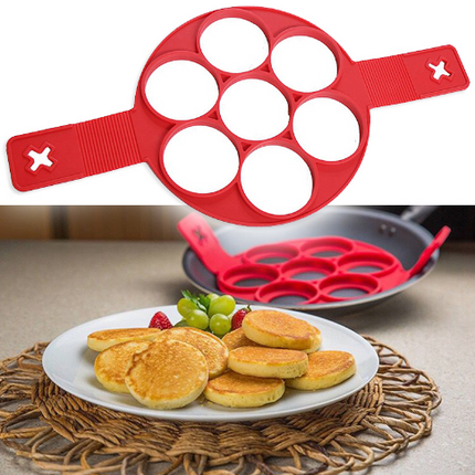 Silicone Pancake Mold with Non-Stick Design | Fun Shapes for Perfect Breakfasts