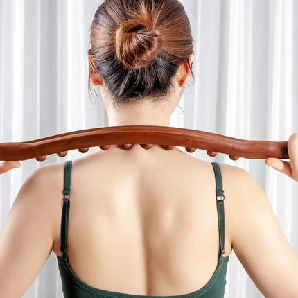 Gua Sha Massage Tool, Handheld Contoured Neck, Shoulder and Back Massager for Home, Gym and Office