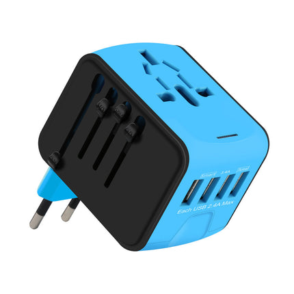 Universal Travel Power Adapter with Dual USB Ports | Compact Design for Worldwide Compatibility