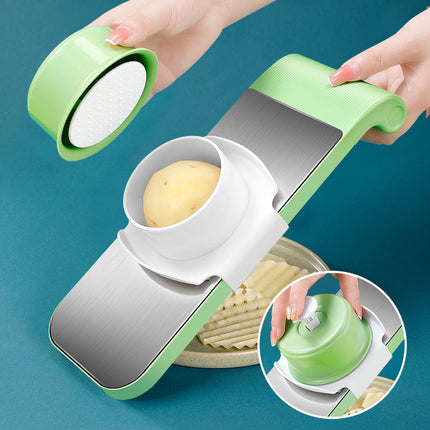 Vegetable Grater Tool with Safety Hand Guard | Stainless Steel for Effortless Slicing