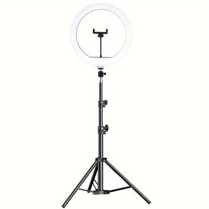 Ring Lights with Stand and Phone Holder, LED Ring Light with Tripod for Photography, Portable USB Circle Light