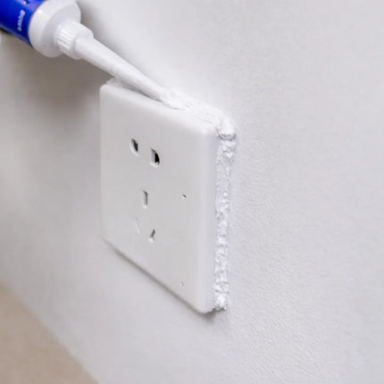 Wall Repair Paste, Crack and Hole Filler with Precision Nozzle Applicator, Squeeze and Smooth Patch Repair for Interior Walls