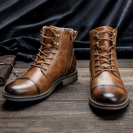 Men's Winter Boots with Structured Design for Cold Weather | Durable Support for Daily Outdoor Use