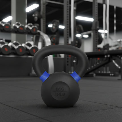 Cast Iron Kettlebell for Full Body Strength Training | Durable Design for Home Gym Workouts