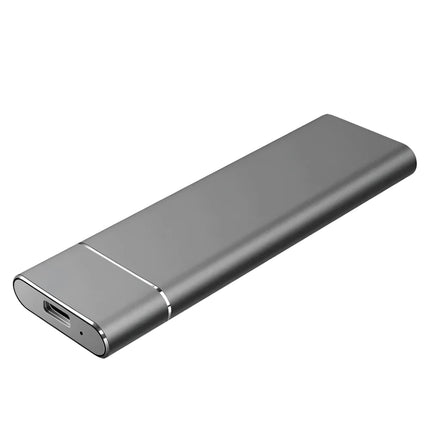 500GB Portable External Hard Drive with Aluminum Slim Design | High-Speed USB Storage for Travel and Backup