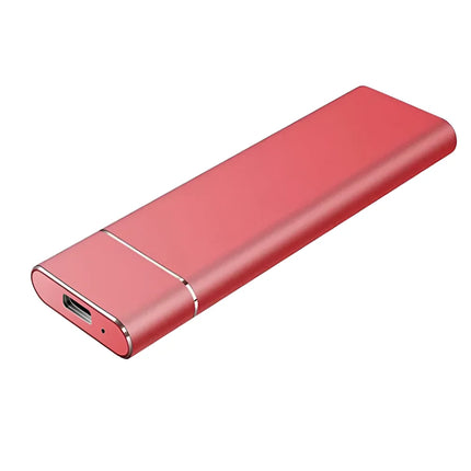 500GB Portable External Hard Drive with Aluminum Slim Design | High-Speed USB Storage for Travel and Backup