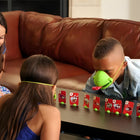 Party Game for Kids Chameleon Mask Tongue Challenge, Funny Party Game for Families with 2 Masks and Cards, Reflex Game_00