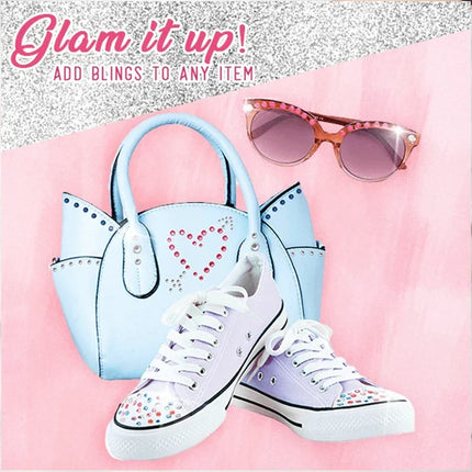 Rhinestone Applicator for Hair, Gem Stapler with Gem Stickers