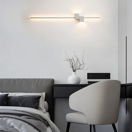 Modern LED Wall Light with Integrated Warm White Illumination | Energy-Efficient Design for Stylish Home Décor