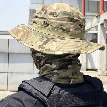 Sun Protection Hat with Adjustable Face Cover | Lightweight Design for Ultimate UV Defense