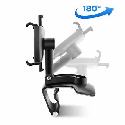 Adjustable Car Phone Stand with 360 Degree Rotating Design, One Handed Landscape to Portrait Switching, Universal Holder for Hands Free Driving