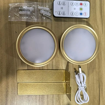 LED Picture Light with Remote, Gold Rechargeable Wall Light for Artwork, Photo Frames and Gallery Walls