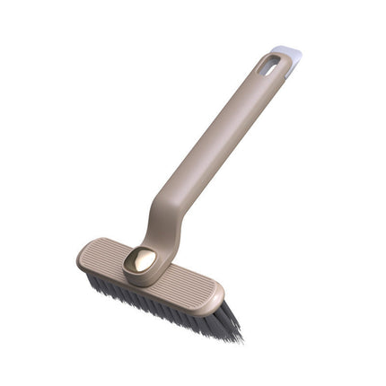 Cleaning Brush with 180 Degree Rotating Head, Long Handle, Wide Bristle Head, 3 Colors, Scrubber for Bathroom and Kitchen