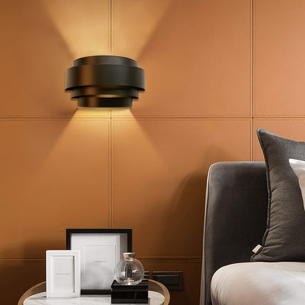 Modern Wall Sconce with Up & Down Illumination | Sleek Metal Design for Ambient Lighting