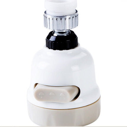 Faucet Spray Head with 3 Stream Modes, 360 Degree Rotating Pressure Boost Tap Attachment, Tool-Free Twist-On Install