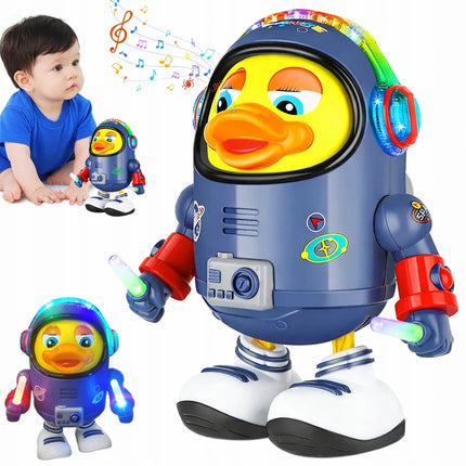 Dancing Astronaut Duck Toy with Light & Sound | Interactive Fun for Kids