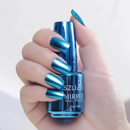 Metallic Nail Polish, Quick Dry Nail Polish with Mirror Finish – image 10