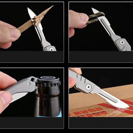 Scalpel Knife with 10 Replaceable Blades, Hobby Knife – image 14