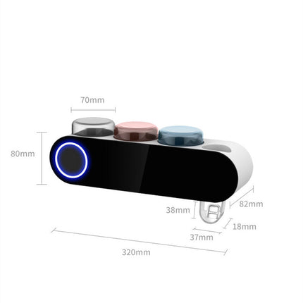 UV Sanitizer Toothbrush Holder with Smart Sensor Design | Compact Organizer for Clean and Hygienic Oral Care