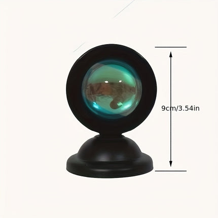 Sunset Projection Lamp with Adjustable Angle | USB Powered LED Ambient Light for Cozy Atmosphere