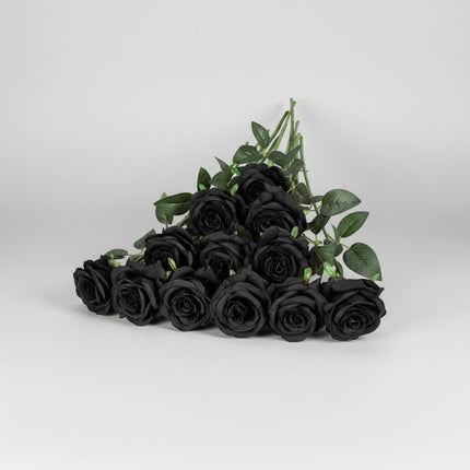 Artificial Rose Bouquet for Home Decor | Maintenance-Free Red Roses for Mother's Day and Events