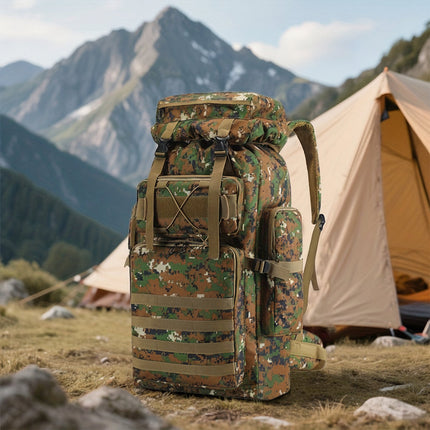 Hiking Backpack with Large Capacity Design for Outdoor Travel | Comfortable Daypack for Gear Organization